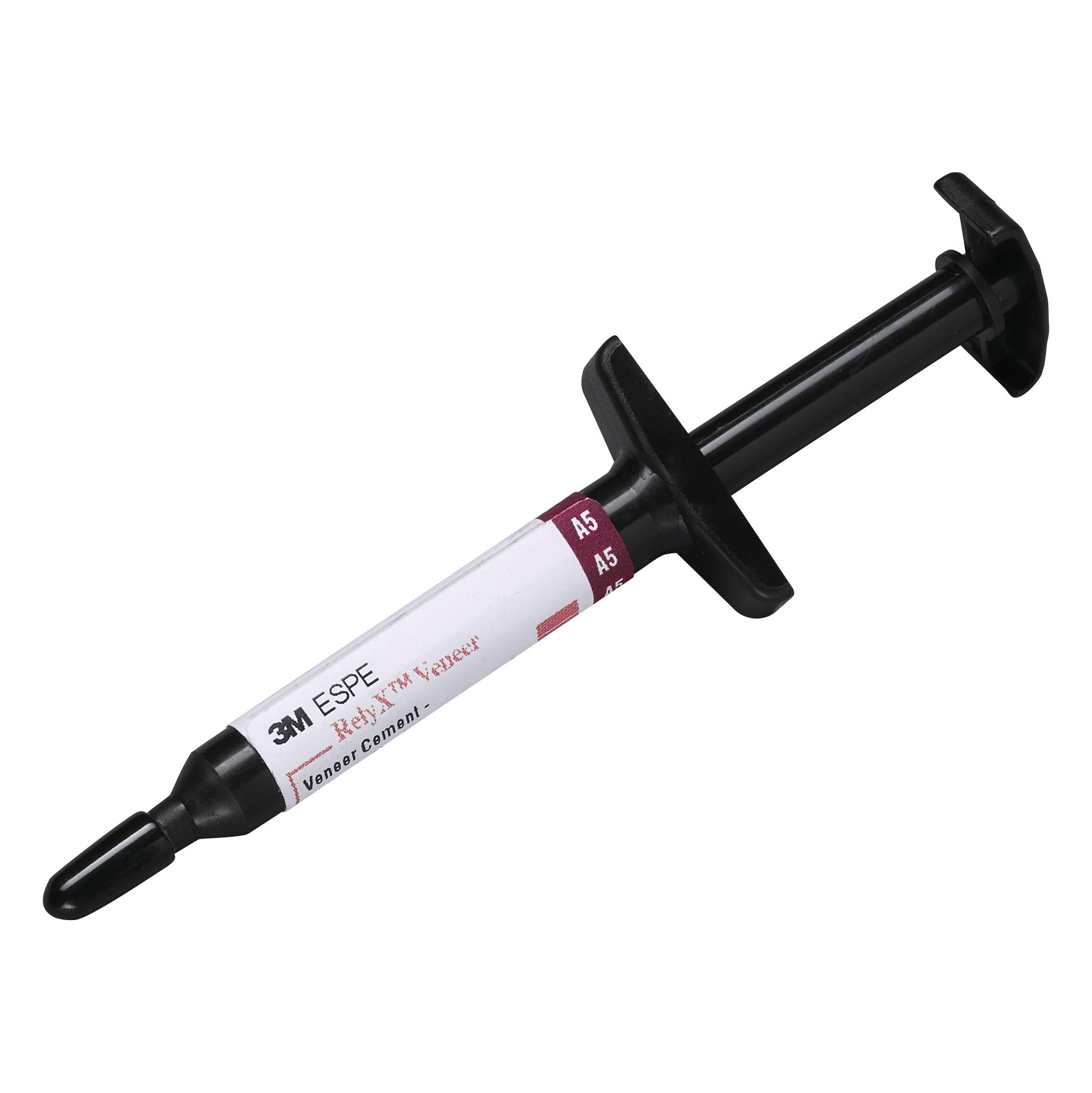 3M RelyX Veneer Cement A5 Opaque/Dark Shade Syringe Refill, 7614A5