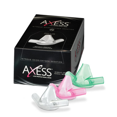 ACCUTRON - AXESS - LOW PROFILE NASAL MASK - In-Line Scavenging Circuit, ACC-52005