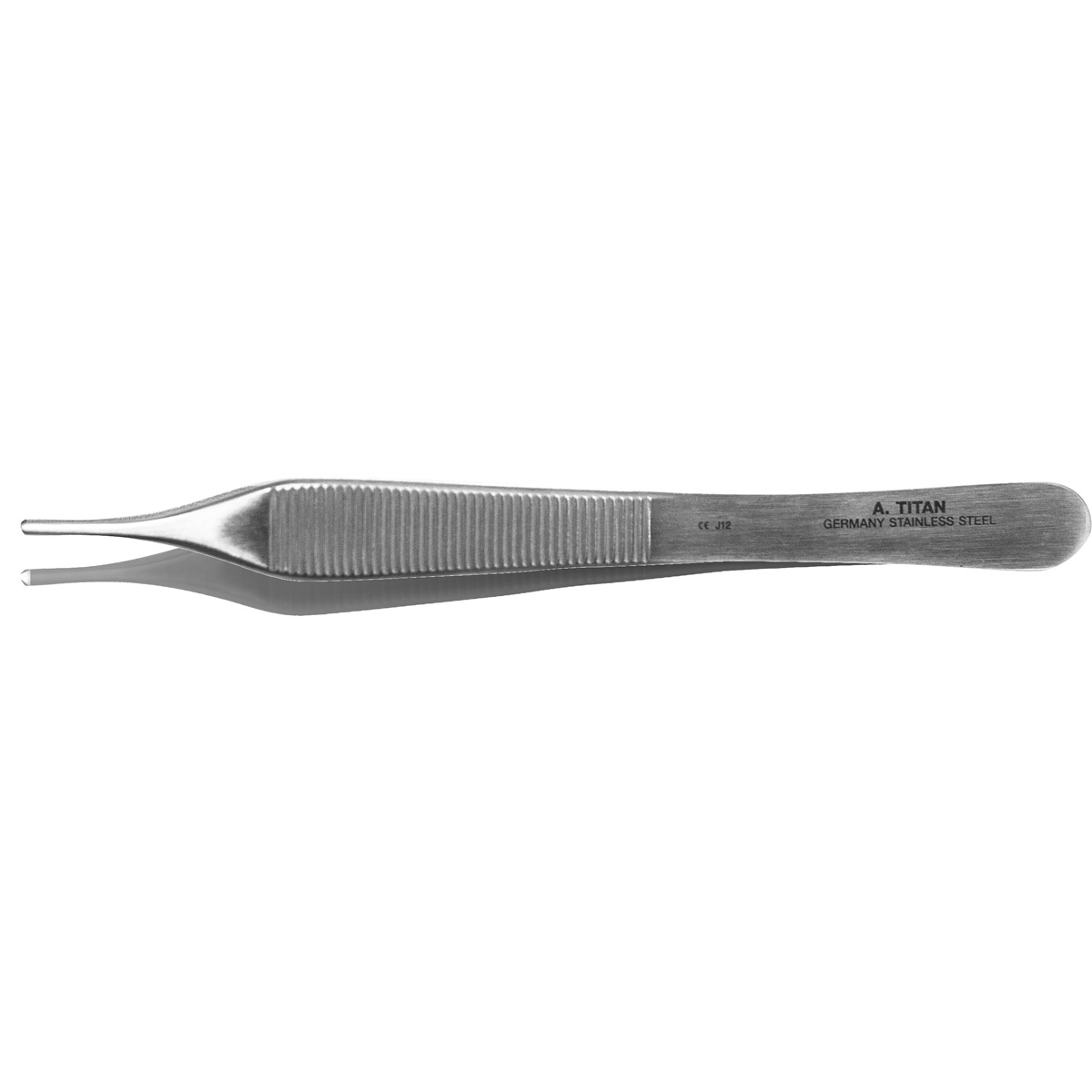 A.Titan - Tissue Forcep, Semken, 1 X 2 Teeth, Straight, 6