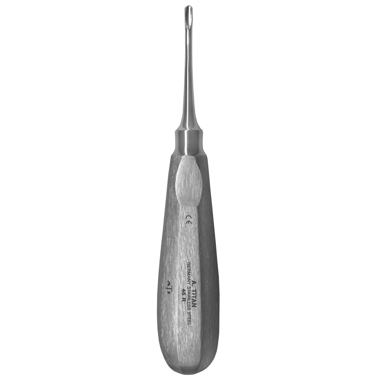 A.Titan - A.Titan Elevator Angled 46R (Angled for Molars, Serrated ) Ea -ATI-46R