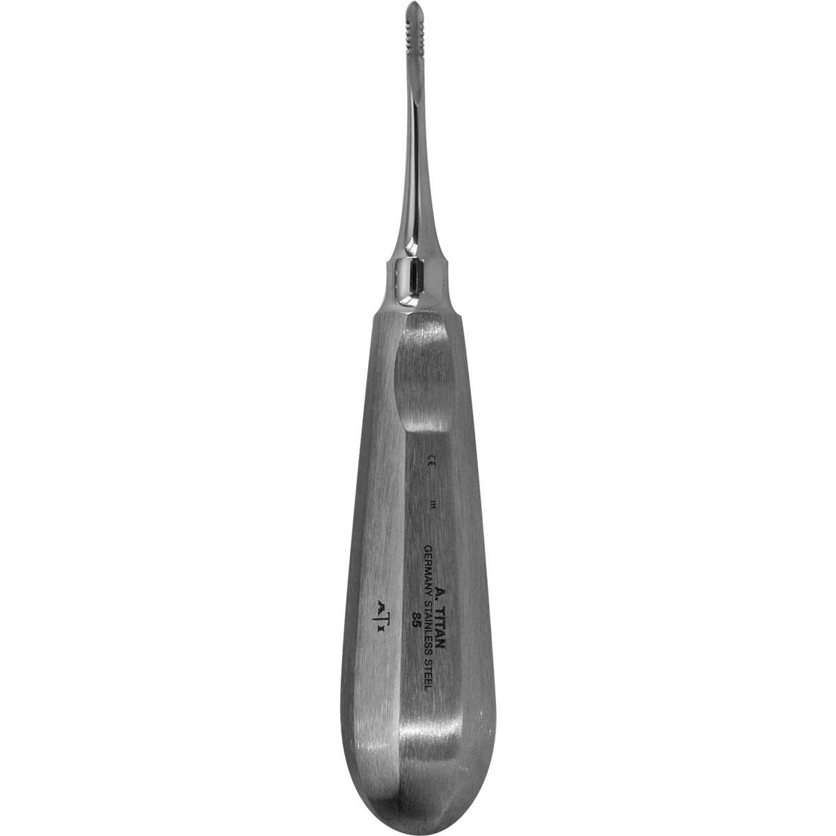 A.Titan - Root Elevator, Straight Serrated, Pointed Tip