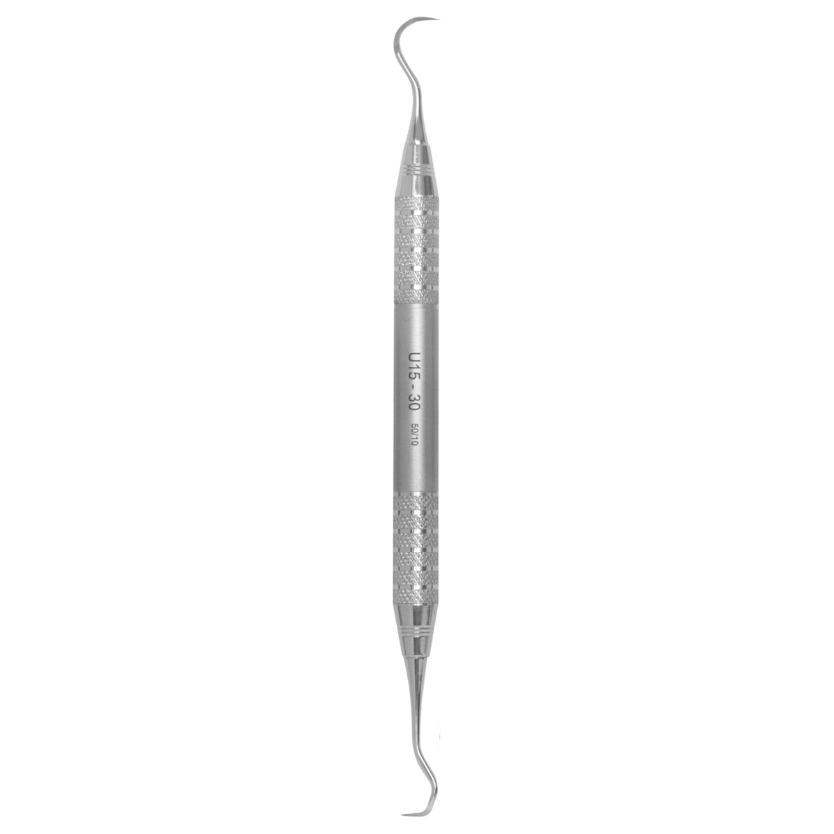 A.Titan - Anterior/curved towner sickle scaler combined with a standard jacquette blade on the other end. Has a #6 Life Steel