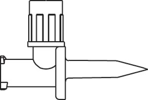 B BRAUN NEEDLE-FREE DISPENSING PINS, 412012