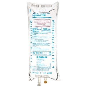 1000mL Sterile Water EXCEL (Rx) 12/cs (60 cs/plt) (Continental US+HI Only Excluding IN and ND) (Item on Manufacturer Allocati