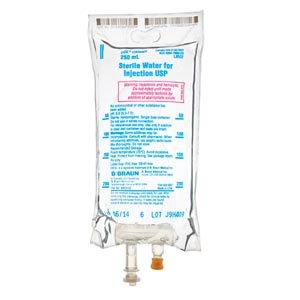250mL Sterile Water EXCEL (Rx) 24/cs (56 cs/plt) (Continental US+HI Only Excluding IN and ND) (Item on Manufacturer Allocatio