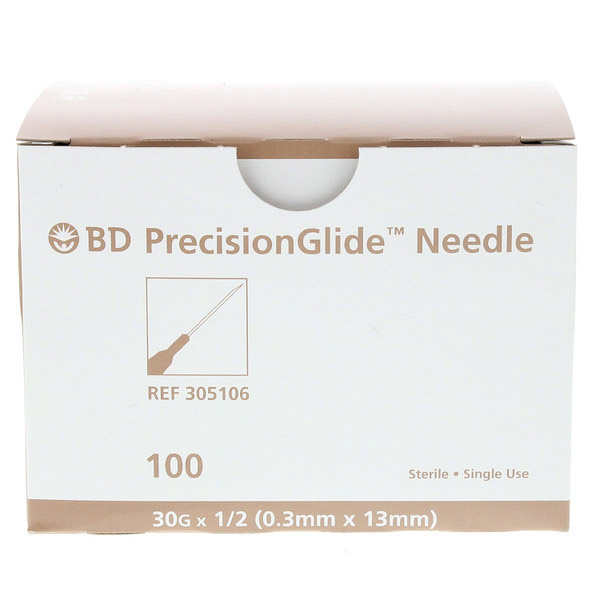 Becton Dickinson - PRECISIONGLIDE NEEDLES - 26G x ?', Regular Bevel, Sterile