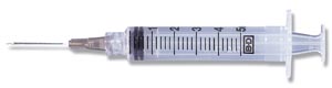 BD 5 ML SYRINGES & NEEDLES, 309633