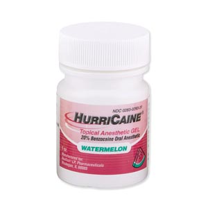 HurriCaine Topical Anesthetic Gel Watermelon 1oz Ea