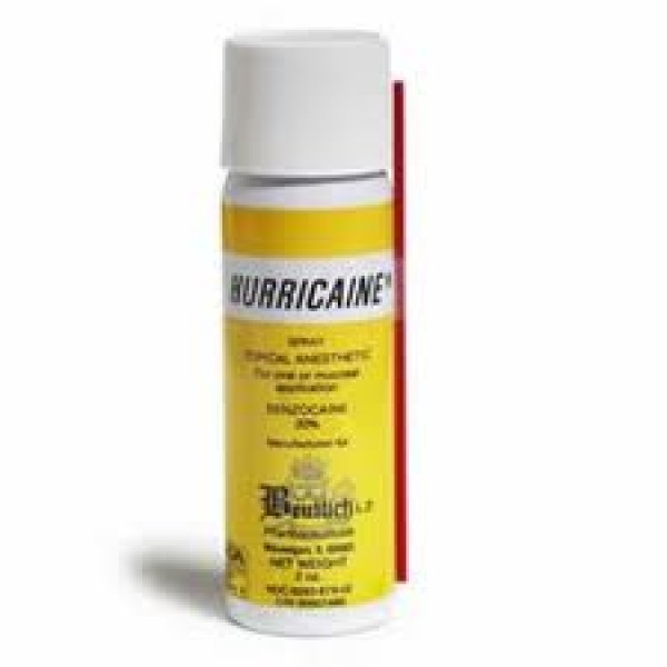 HurriCaine Topical Anesthetic Spray Wild Cherry 2oz Ea