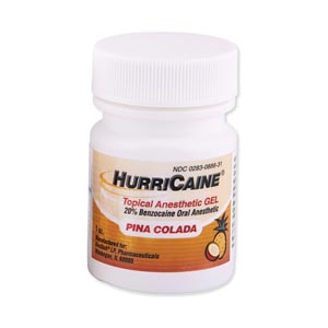 Hurricaine Topical Gel Pina Colada 1oz