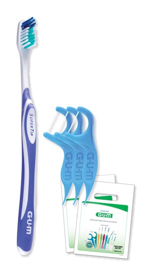 GUM Super Tip Adult Complete Care Patient Pack 144Bx