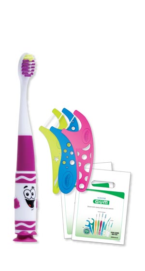 GUM Kit Crayola Pip-Squeaks Patient Pack 144Bx