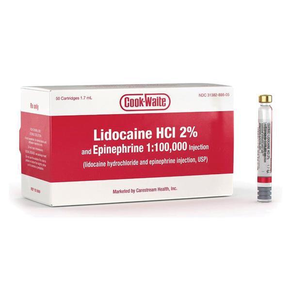 Lidocaine 1:100000 HCl 2% & Epinephrine 50Bx (SEP-99167)