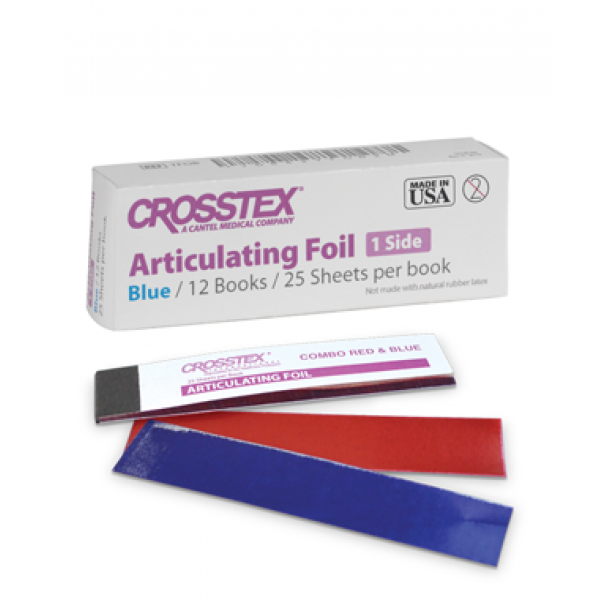 Articulating Film Blue/Red Combo 0.0005/12 micrometers 25 sheets/bk 12 bk/bx