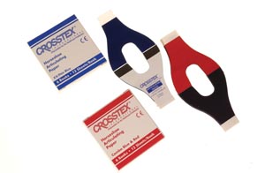 Crosstex Articulating Paper Horse Shoe Blue/Red 12Pk