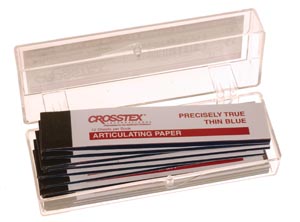 Crosstex Articulating Paper Thin Blue 12Pk