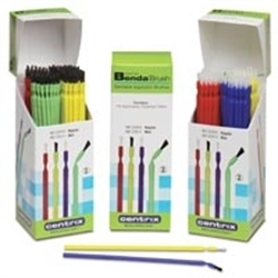 Benda Brush Regular 144/Box W/Black Bristles, Assorted Colors