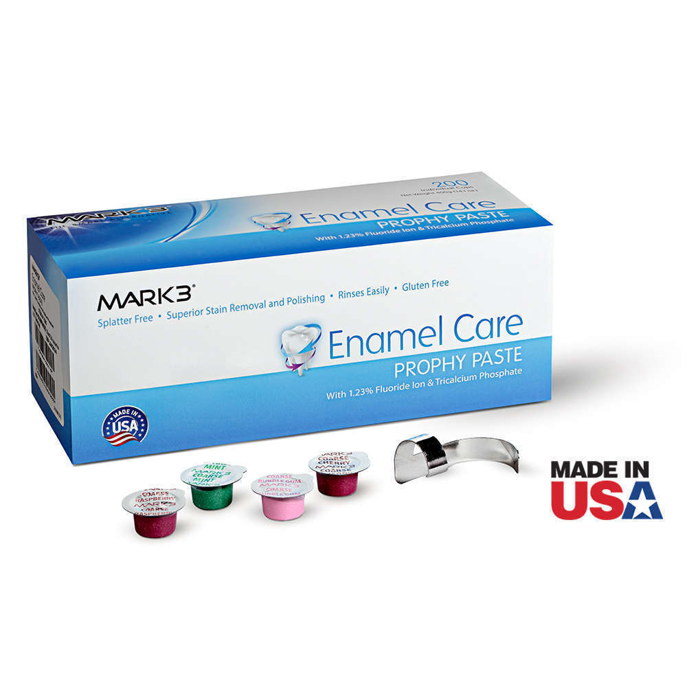 Enamel Care Soft Prophy Paste Medium Mint w/TCP 200/bx. - MARK3