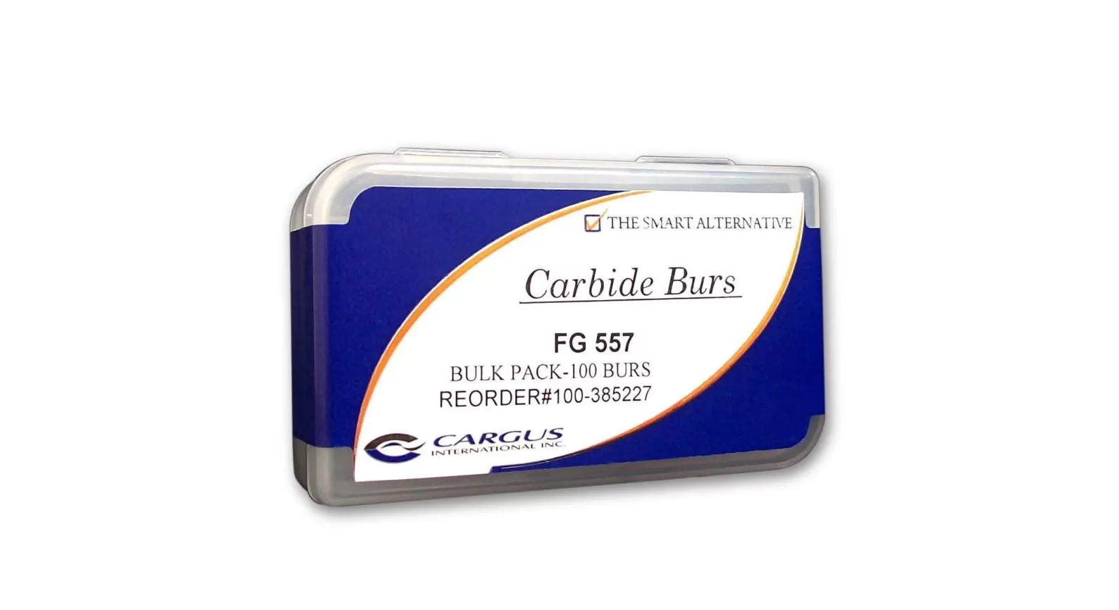 Carbide Burs FG 557 Straight Fissure Crosscut 100/pk. - Cargus*