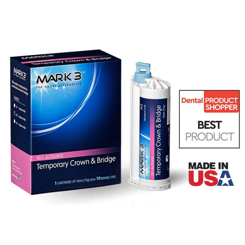 Temporary Crown & Bridge B1 10:1 50ml. Cartridge (75gm.) & 10 Tips - MARK3