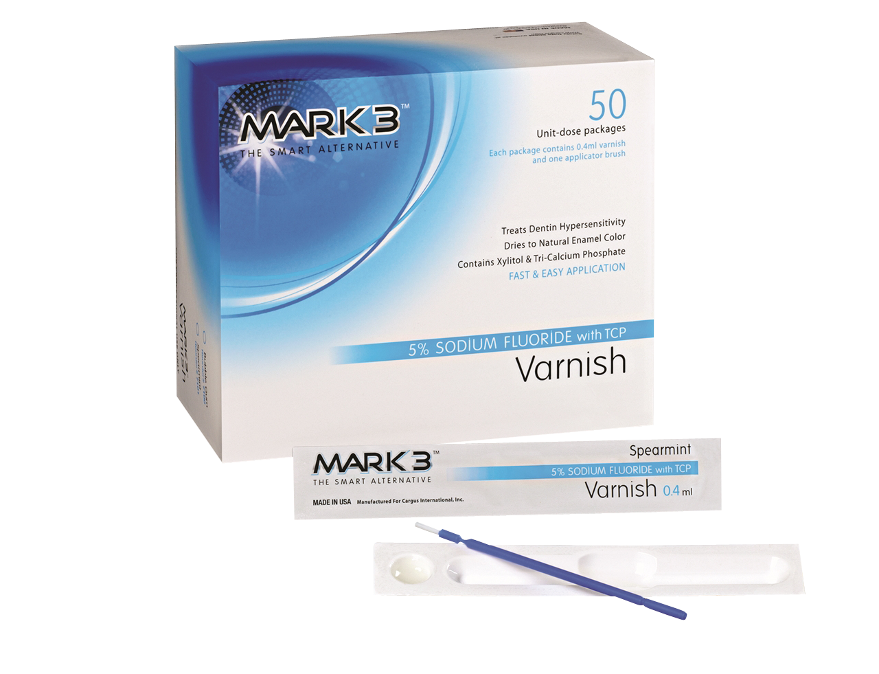 5% Sodium Fluoride Varnish with TCP Bubble Gum Unidose 50/bx. - MARK3