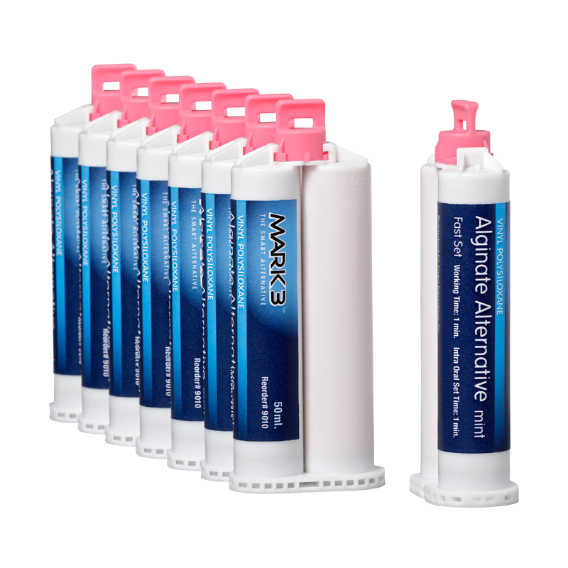 Alginate Alternative Fast Set 50ml. Cartridges 8/pk. - MARK3*