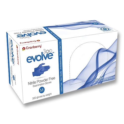 Evolve Nitrile PF Exam Gloves (S) 300Bx