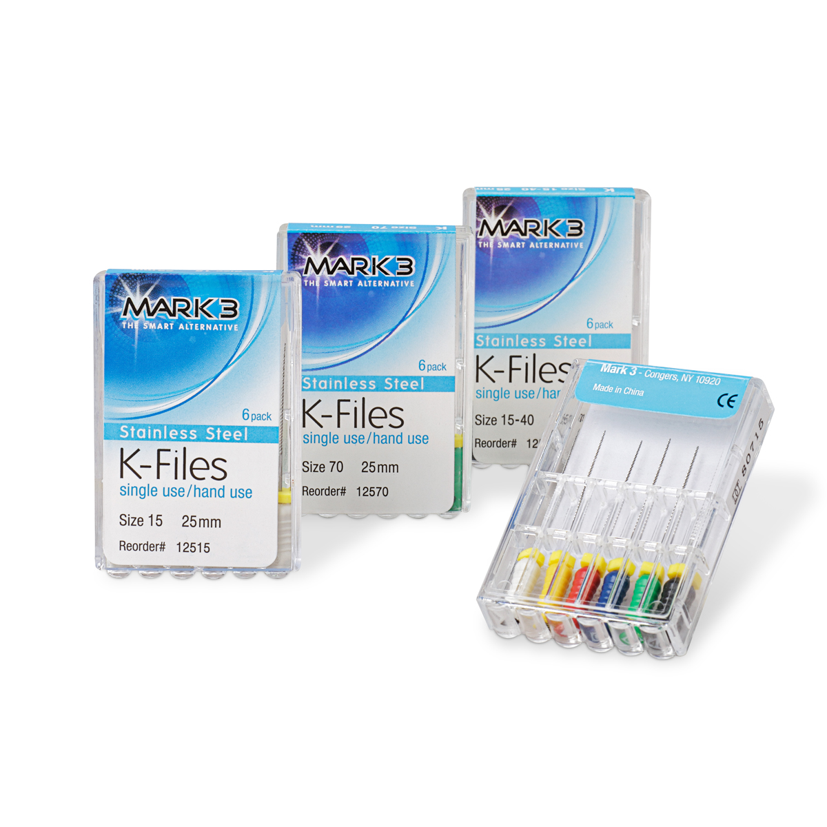 DDS Dental Supplies - K-Files 21mm w/Stops - #50