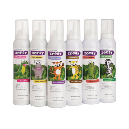 Denticator - Zooby 1.23% APowder Free Foam - Spearmint Safari