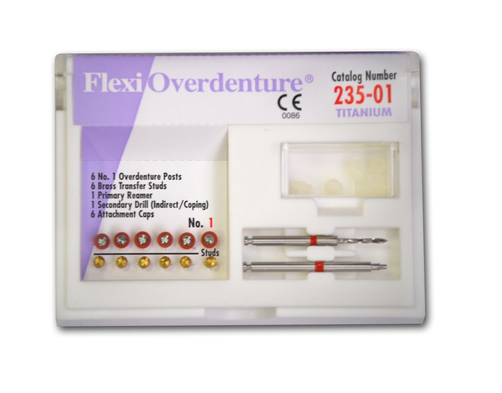 Flexi-Overdenture Titanium Refill Size 1 Red
