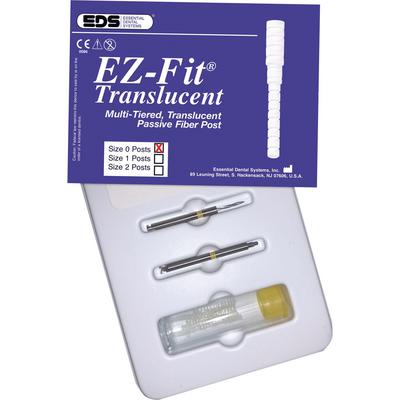 EZ-Fit Translucent Fiber Post Size 0 10Pk