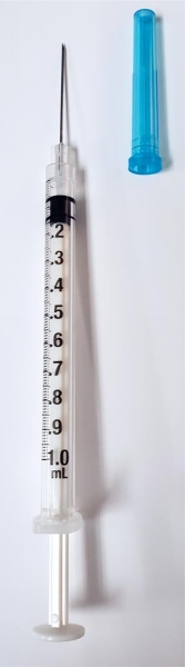 Tuberculin Syringe 1cc with Ne