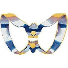 Ivory Tiger Rubber Dam Clamps #9T, Labial Anterior, Winged