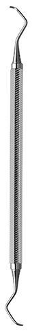 Hu-Friedy - 411/412 Double End Scaler - #2 Octagon Handle