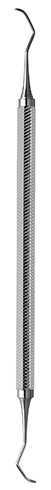 Hu-Friedy - 413/414 Double End Scaler - #2 Octagon Handle