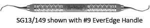 13/14 Gracey Curette #9 Everedge Handle, Hu-Friedy, SG13/149PE2