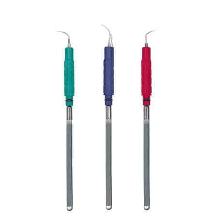 Hu-Friedy - After Five Plus - Set 30kHz Teal Green/Dark Blue/Red Resin Handle
