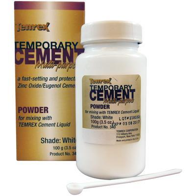 Multi-Purpose Temporary Cement Powder White, 100g., Temrex, 340