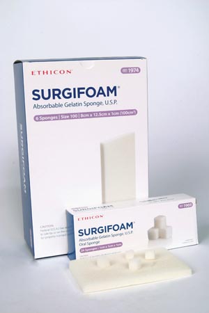 Surgifoam Heostatic Gel Sponge 1cm x 1cm x 1cm 24Bx