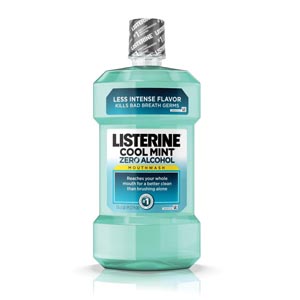 Listerine Zero Mouthwash Clean Mint 1.5 Liter 6Cs