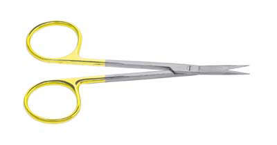 J & J Instruments - IRIS SCISSOR 4.5" STR