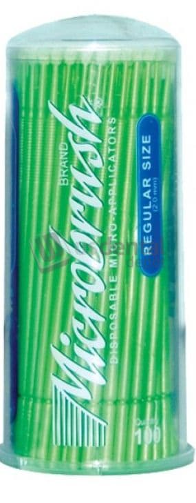 Microbrush Applic. Reg. Green - ***100PK*** (S13-A)