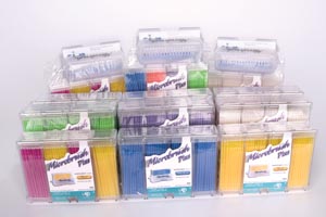Microbrush Plus Superfine White 400Pk