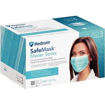 SafeMask Master Series Level 3 Ocean Surf 50Bx