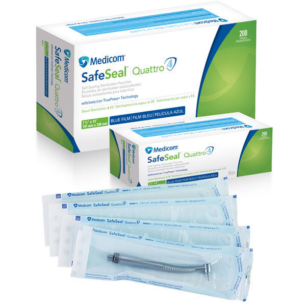 Quattro Sterilization Pouch 3-1/2