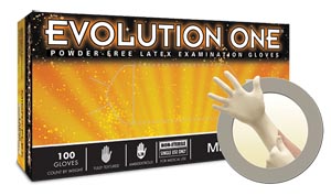 Microflex - Evolution One Latex Powder Free Non-Sterile Natural Textured Gloves - X-Large