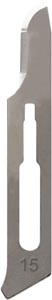 Technocut Disposable Surgical Scalpel Size #15 Stainless Steel Sterile 10Bx