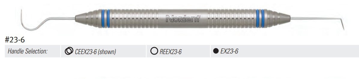 Nordent - Explorer 23/6 Double End DuraLite Shepherd Hook Stainless Steel