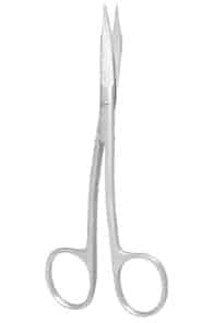 Nordent - Scissors, Goldman Fox Curved Handle, 5 (130 Mm)