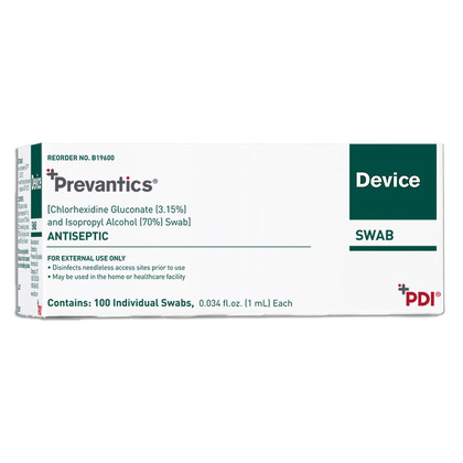 PDI PREVANTICS PREINJECTION PREP SWABS, B19600